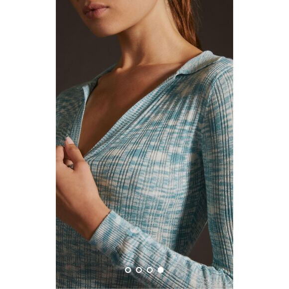 NWT L*Space Aria Long Sleeve V Neck Dress - Picture 3 of 9